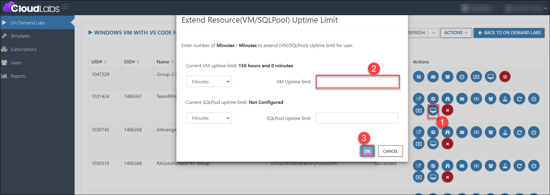 Extend VM Uptime